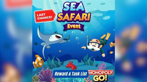 By landing on one of four tiles around the board, youll gain points toward each prize, allowing you to obtain free dice, cash, and stickers. . Sea safari rewards monopoly go